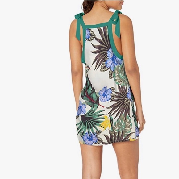 ☀️HURLEY☀️ PRINTED TIE DRESS COVER UP - Picture 6 of 11